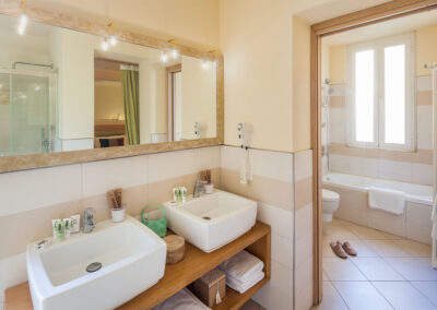 bagno dell'hotel villa ida a leigueglia